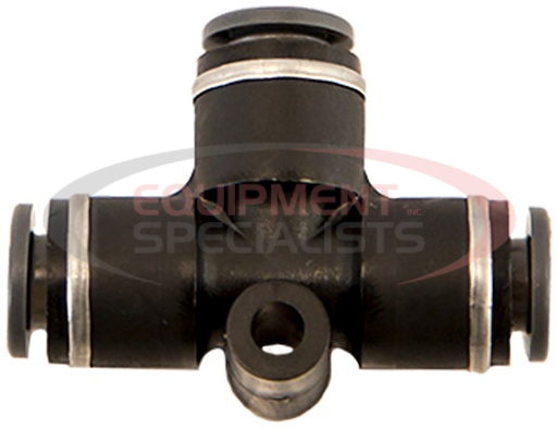 (Buyers) [NUT0P25] Brass/Poly DOT Push-In Union Tee 1/4 Inch Tube O.D.