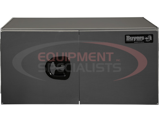 (Buyers) [1705433] 24x24x30 Inch Pro Series Smooth Aluminum Underbody Truck Box - Double Barn Door,?3-Point Compression Latch