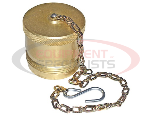 (Buyers) [QDDP202] Steel Dust Plug With Chain For 1-1/4 Inch NPT Coupler