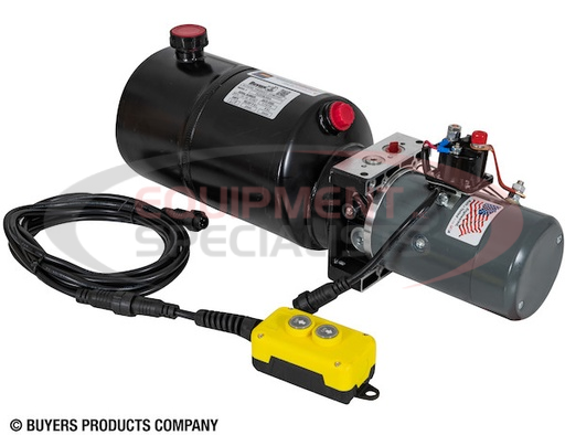 (Buyers) [PU319LRSA] Buyers 3-Way DC Power Unit with 1.5 Gallon Steel Reservoir and Electric Controls