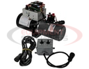 Buyers 4-Way/3-Way DC Power Unit-Electric Controls Horizontal 0.32 Gallon Reservoir