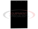 Super Durable White Polymer Mudflaps 24x18 Inch