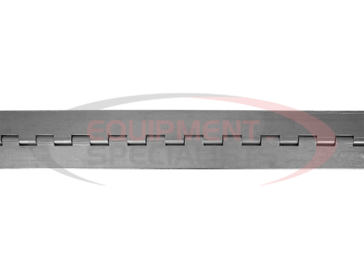 (Buyers) [S50] Steel Continuous Hinge .075 x 72 Inch Long with 1/4 Pin and 3.0 Open Width