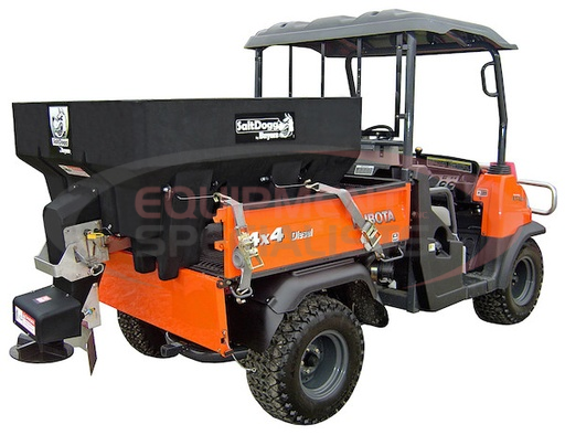 (Buyers) [SHPE0750] SaltDogg? 0.75 Cubic Yard Electric Black Poly Hopper Spreader