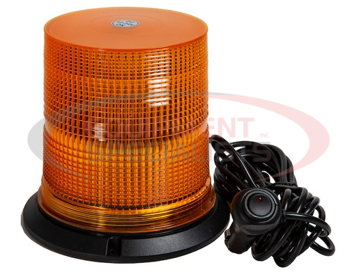(Buyers) [SL665A] 6.5 Inch by 6.5 Inch Amber LED Beacon Light With Tall Lens