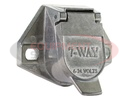 7-Way Die-Cast Metal Trailer Connector - Truck Side