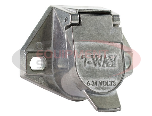 (Buyers) [TC1007] 7-Way Die-Cast Metal Trailer Connector - Truck Side
