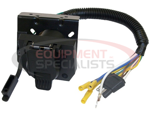 (Buyers) [TC1474P] 7-Way Dual-Plug Trailer Connector with 10 Inch Prewired Harness