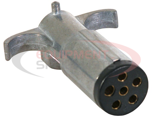 (Buyers) [TC2006] 6-Way Die-Cast Metal Trailer Connector - Trailer Side