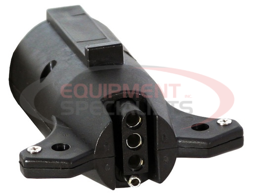 (Buyers) [TC2074P] 7-Way Flat to 4-Flat Plastic Trailer Connector Adapter