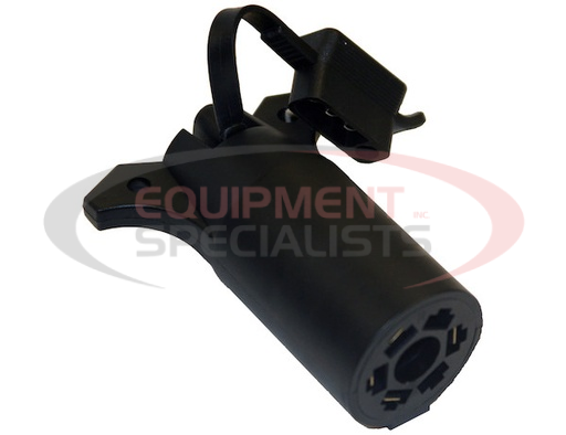 (Buyers) [TC2074T] 7-Way Flat to 4-Flat Plastic Trailer Connector Adapter with LED Tester