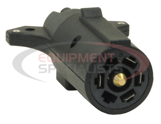 (Buyers) [TC2075P] 7-Way Flat to 5-Flat Plastic Trailer Connector Adapter