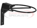 90 Degree Bumper Mount Traffic Cone Holder, Black Powder Coated