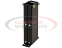 Black Single Lever Remote Valve Control Console 1-3/4 Inch Wide x 9 Inch High