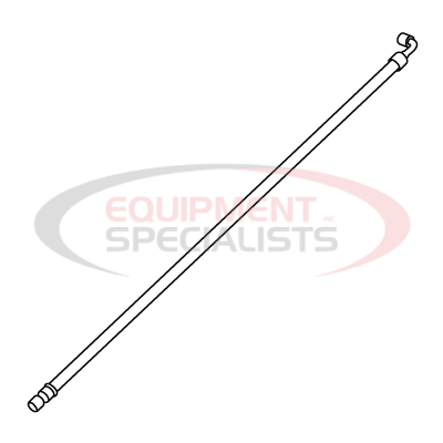 (Boss) [HYD13940] HOSE, 3/8FJIC X 3/8FJIC90 X 50