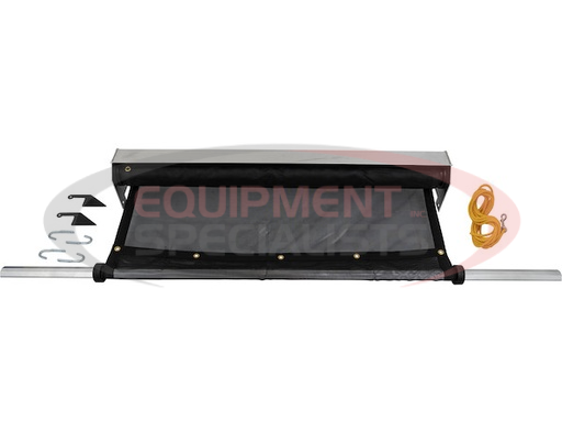 (Buyers) [554265158] Aluminum Tarp System With Solid Tarp 6-1/2 x 15 Foot, 84 Inch Width