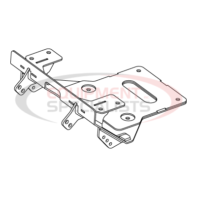 (Boss) [LTA12336-03] SKID PLATE WLDT, JD GTR 835/865, 18+ [BLAK]