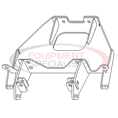 SKID PLT ASM, UTV, KUBOTA 1100 [WELD] [BLA