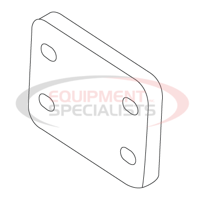 (Boss) [LTA12688-03] SPACER PLT, CLUB CAR XRT1550 [BLACK]