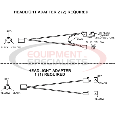 (Boss) [MSC03446] ADAPTER-LIGHT, GM 88-89 (4 LAMP) 11PIN