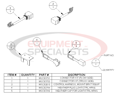 CONNECTOR UPGRADE KIT (PLOWVEH)