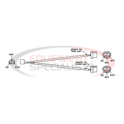 (Boss) [MSC04597] ADAPTER-LIGHT, DODGE 99-02 (4 LAMP) 13PIN