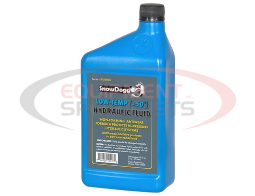 (Buyers) [16150010] SnowDogg? Low-Temperature Blue Hydraulic Fluid (One Case, Twelve 1 Quart Bottles)