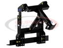 SnowDogg? Pin Ear Plow Hitch With Power/Manual Tilt-4 Inch Cylinder