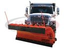 SNOWDOGG TRIP EDGE STEEL MUNIPLOW 11 FOOT X 42 INCH-DROP PIN-4 INCH CYLINDER