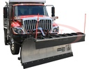 SnowDogg Full Trip Stainless Municipal Plow Assembly 11 Foot x 36 Inch-Swivel