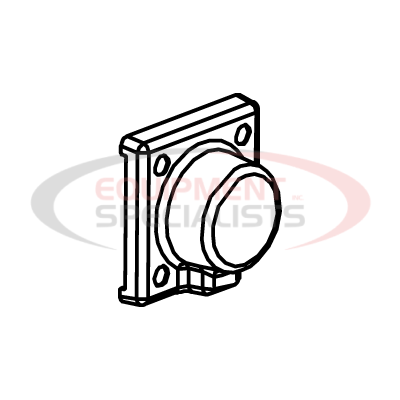 (Boss) [MSC17219] POLY COVER, BEARING, PINTLE, FORGE