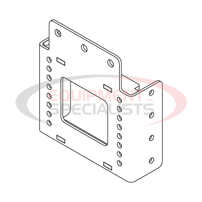 (Boss) [PBA11185-03] FRONT PLT ASSY, JOHN DEERE 3 [BLACK]