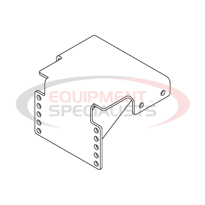 GUSSET, WLDT, BTM, KUBOTA GRAND L-40 SERIES