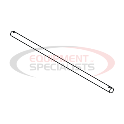 HINGE PIN, 3/4" X 18.75", ACETAL BLACK