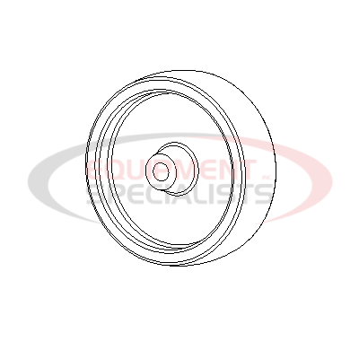 (Boss) [TGS06078] WHEEL, 4OD, 6 CU FT, TGS