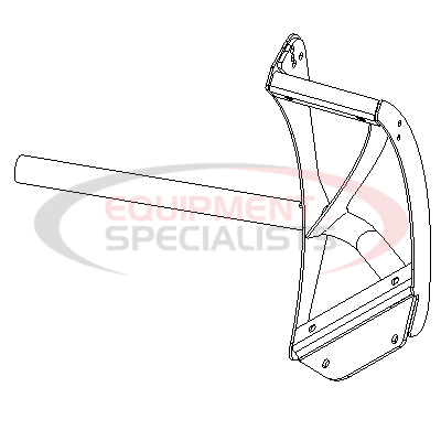 (Boss) [BAL08010-03] BLADE WING EXT, LH [WELD, BLACK]