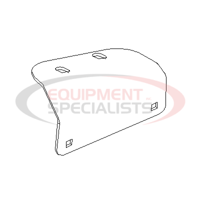 (Boss) [BAL08061-03] PLATE-BASE M-BRKT, WING-X, V-XT, LH [BLACK]