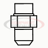 FITTING, ORIFICE, 0.063, 3/8MJICX3/8