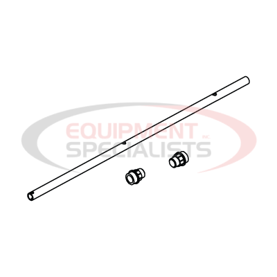 DRIVE SHAFT W/2 BEARINGS, BROADCAST, 16+