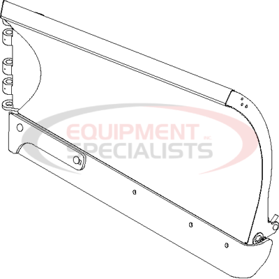 BLADE HALF W/EDGE, RT3, LH, 9'2, STEEL DXT