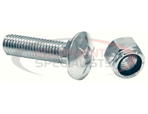 (Buyers) [1301350] SAM Cutting Edge 1/2 x2 Inch Grade 5 Carriage Bolt With Locknut - Set Of 9