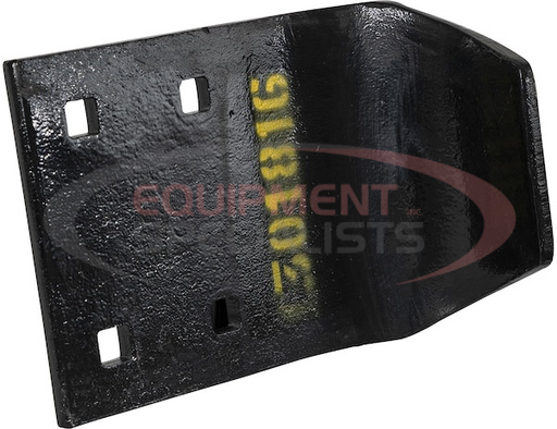(Buyers) [1301800] SAM Curb Guard Driver Side 1/2 x 6 x 12-1/4 Inch Highway Punch Plate Pattern