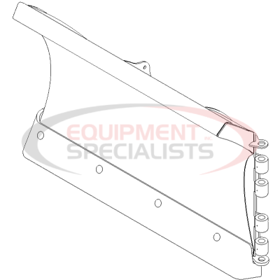 (Boss) [BAR16011] BLADE HALF W/EDGE, RT3, RIGHT, 8'2, FCE, 09+