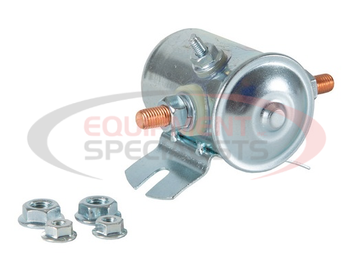 (Buyers) [1306505] Continuous Duty 12 Volt Steel Case Insulated Solenoid GND To Activate