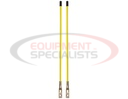 SAM 27 Inch Yellow Blade Guide Pair-Replaces Meyer/Diamond #811000095