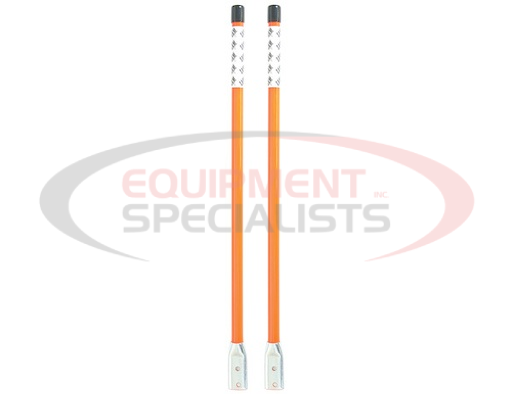 (Buyers) [1308205] SAM Orange Blade Guide Kit With Reflective Decal-Replaces Western #62595
