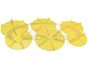 SAM Universal Yellow Poly Replacement Spinner 20 Inch Diameter Straight