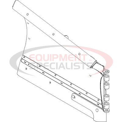 (Boss) [BAR18190] BLADE HALF W/EDGE, RT3, RH, 8'2, SS DXT