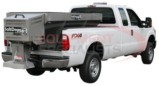 (Buyers) [1400350SS] SALTDOGG 2.5 CUBIC YARD GAS STAINLESSSTEEL HOPPER SPREADER -EXTENDED CHUTE