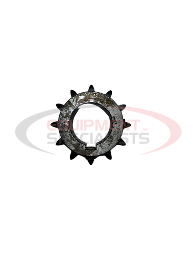 (Buyers) [1411915] Replacement 1 Inch 12-Tooth Yellow Zinc Engine Sprocket with Set Screws for #40 Chain